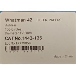 沃特曼whatman定量滤纸1442-125